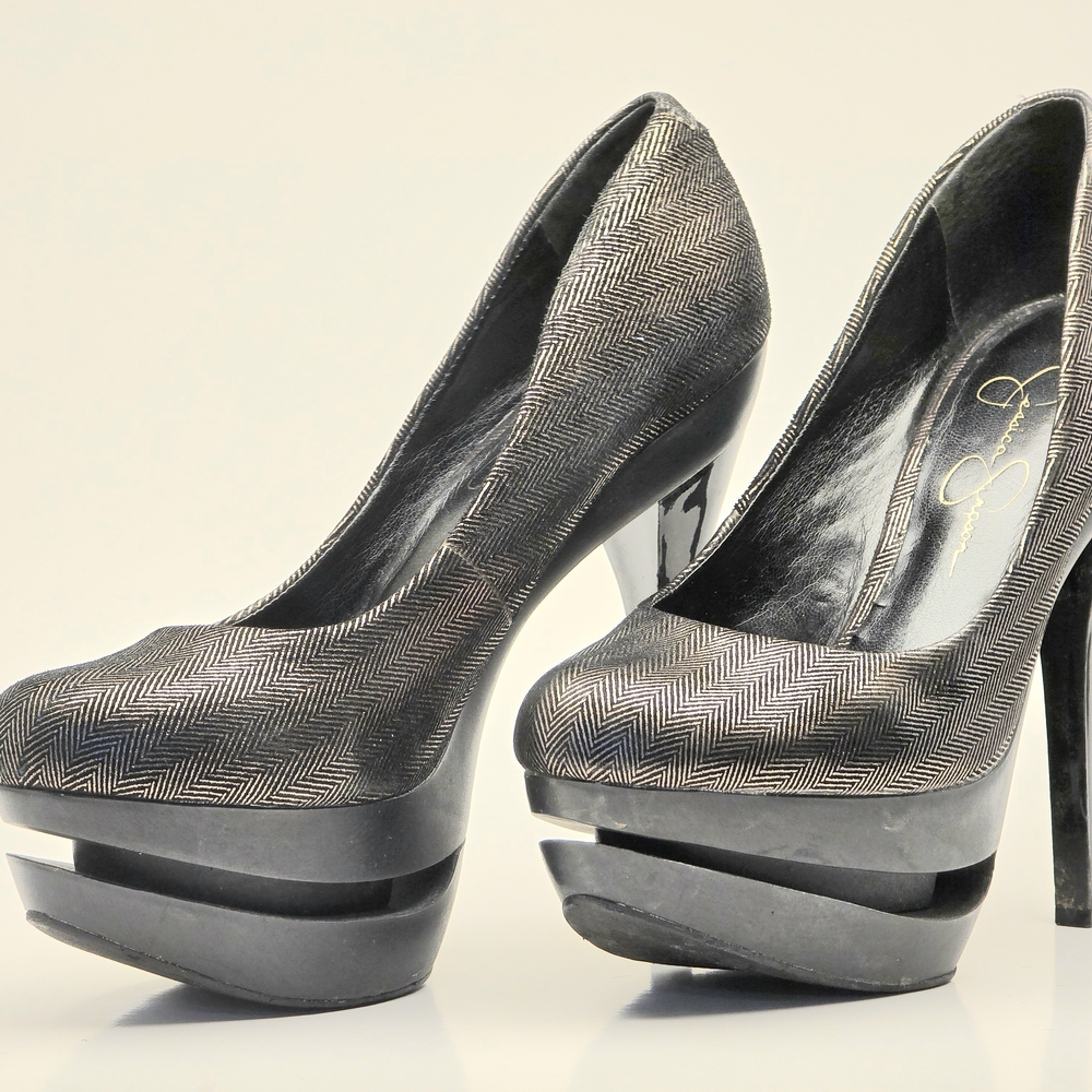 Elegant Black Platform Heels